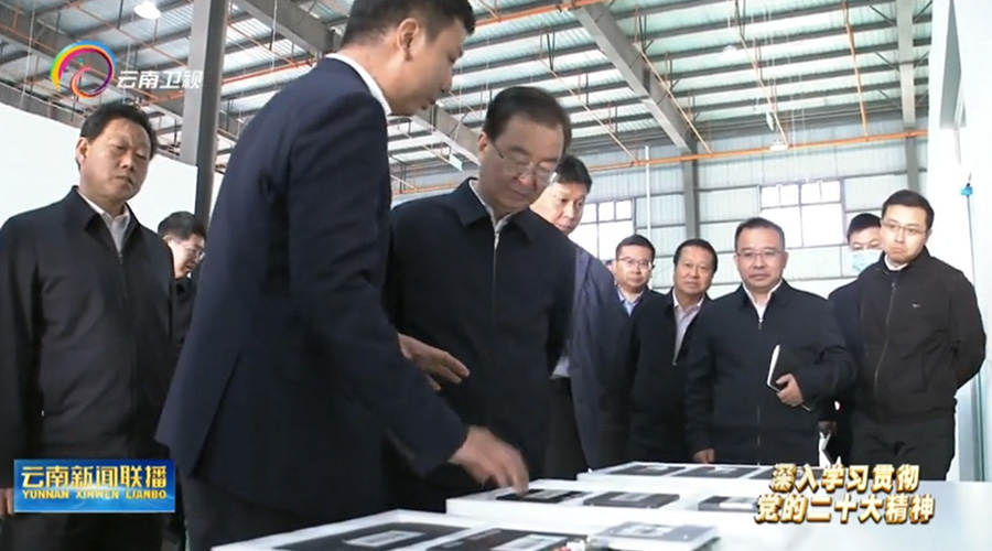 云南省省委书记王宁一行考察姚安亚游集团储能装备制造基地
