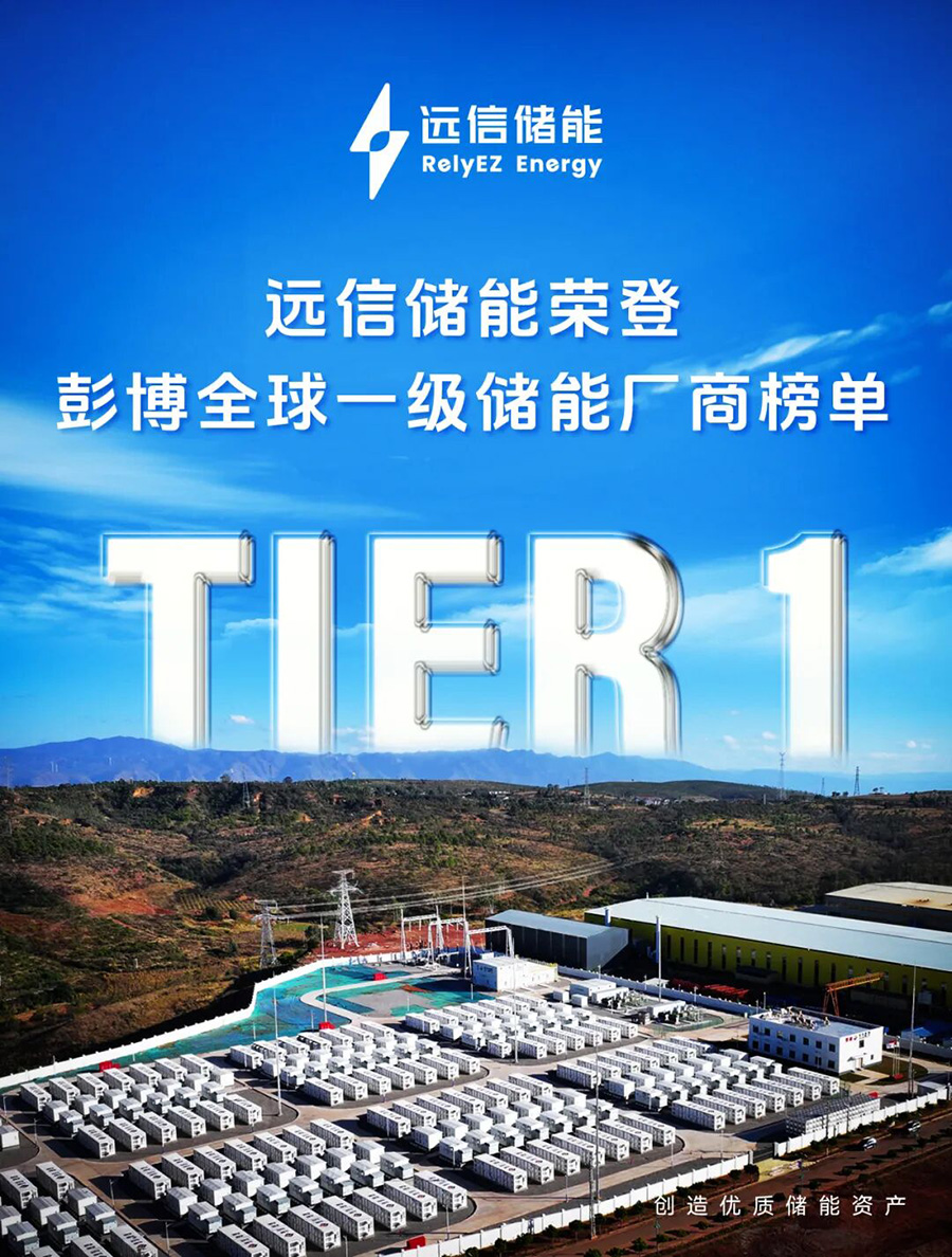亚游集团蝉联BNEF Tier 1全球储能厂商榜单，综合实力再获国际权威认可